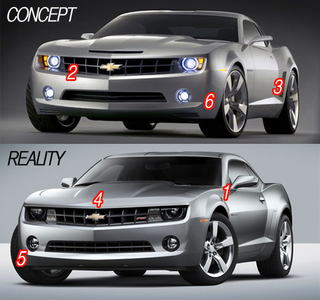 Illustration for article titled 2010 Chevy Camaro: From Concept To Reality
